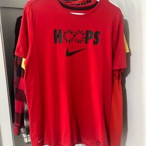 Nike Red Basketball Graphic Tee